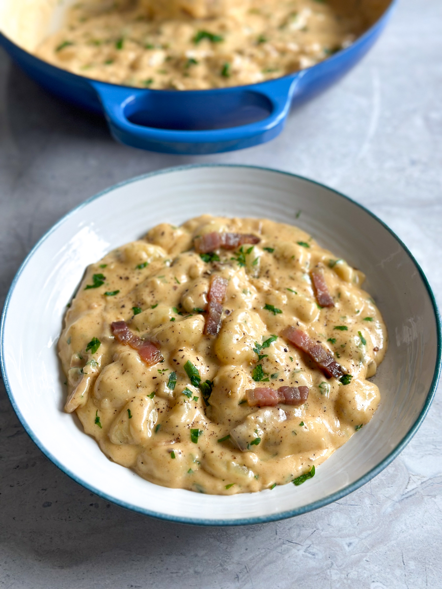 brie and bacon gnocchi recipe