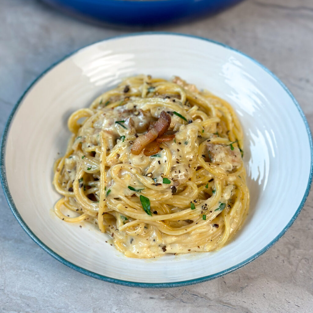 easy creamy carbonara