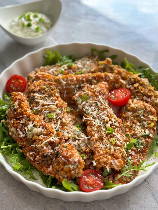 Crunchy Delight - Easy Garlic Parmesan Chicken Tenders Recipe