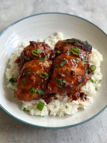 Honey Garlic Chicken Thighs