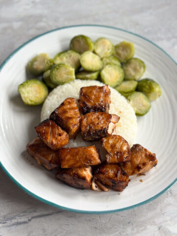 air fryer teriyaki salmon