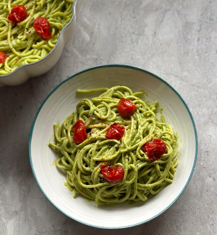 Creamy Green Goddess Pasta Recipe (Vegan) - Maja's Recipes
