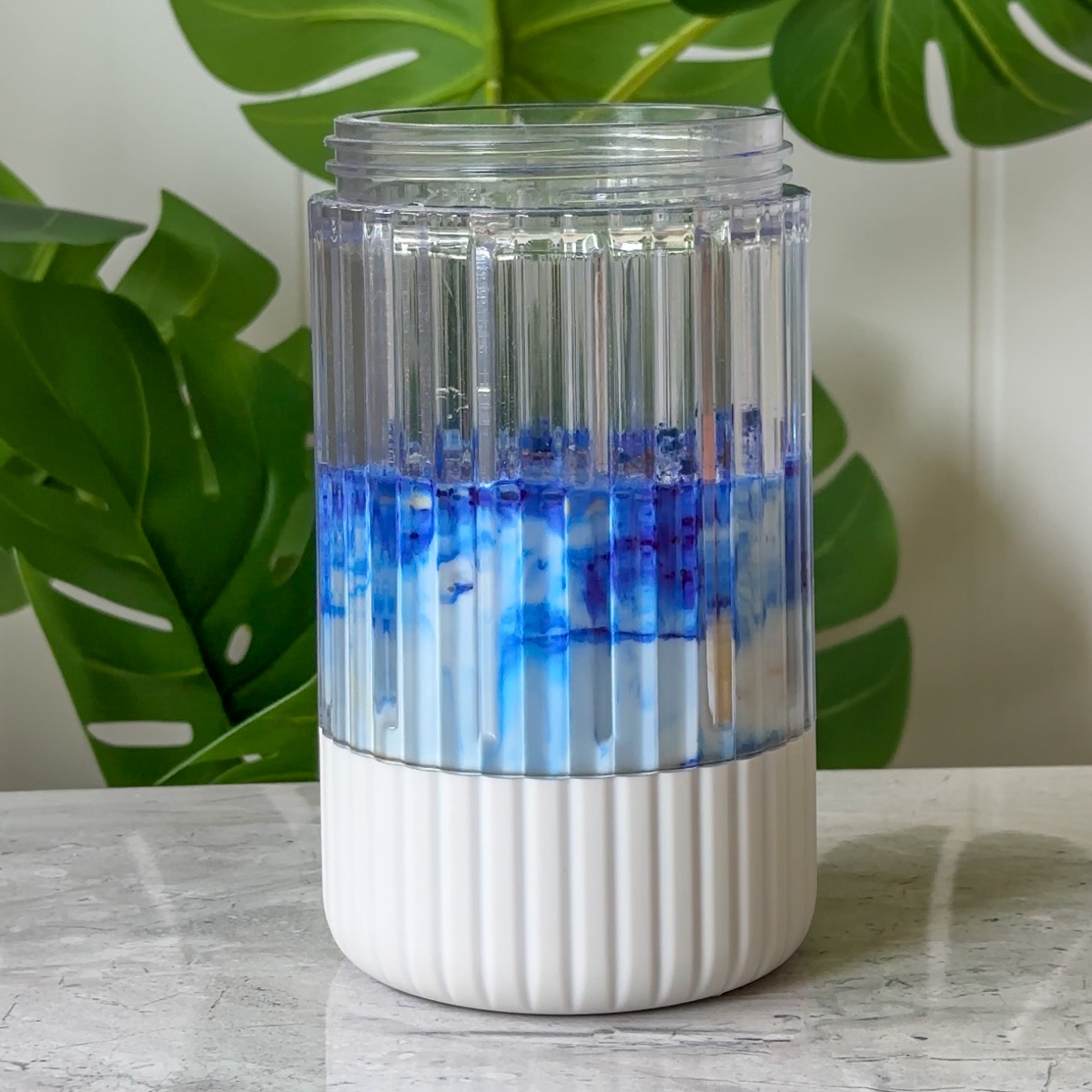 blue vanilla smoothie bowl