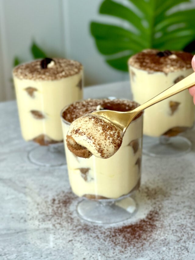 The Best Tiramisu Cups Recipe EVER!