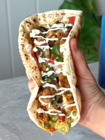 sheet pan chicken fajitas