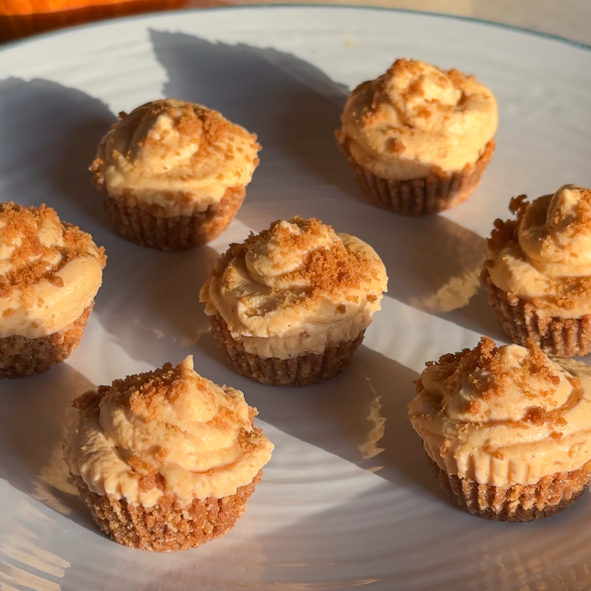 pumpkin cheesecake bites