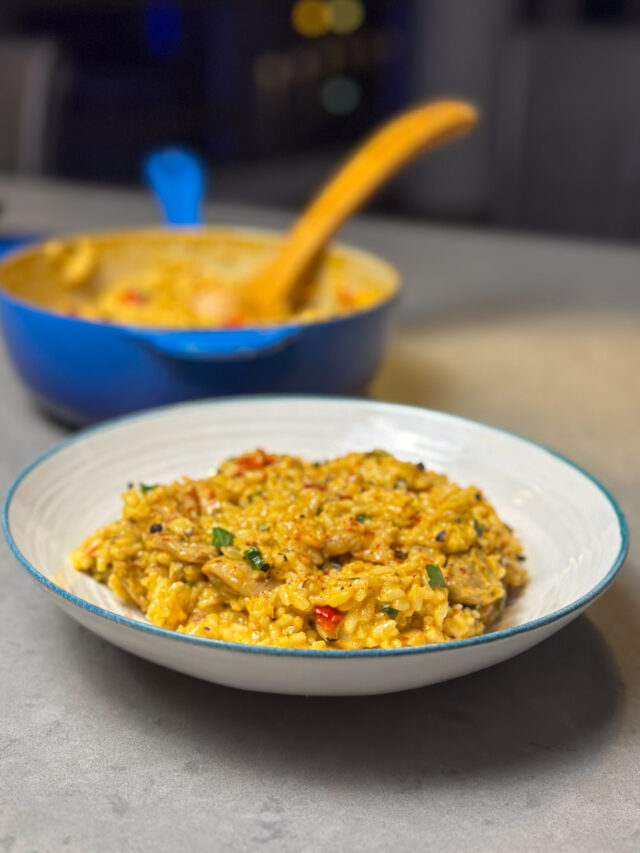Easy Red Pepper Risotto Recipe - Maja's Recipes