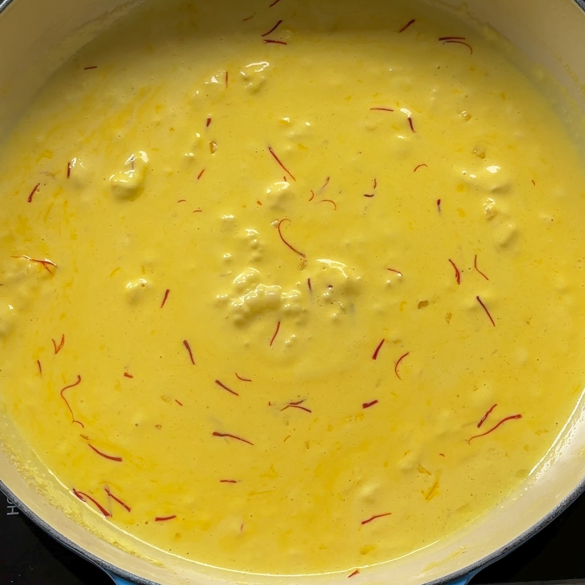 Easy and Creamy Homemade Saffron Pasta Recipe