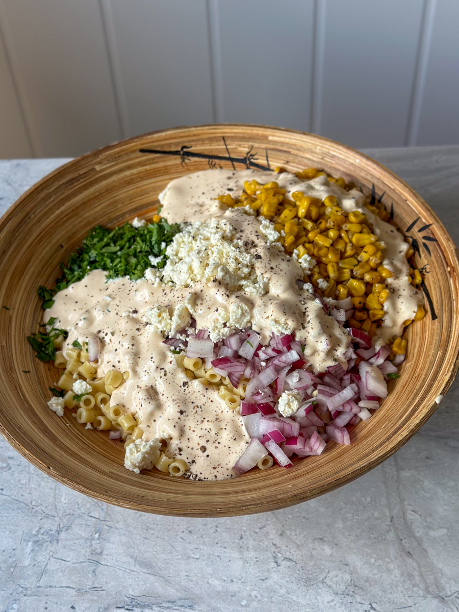 Mexican Street Corn Pasta Salad 