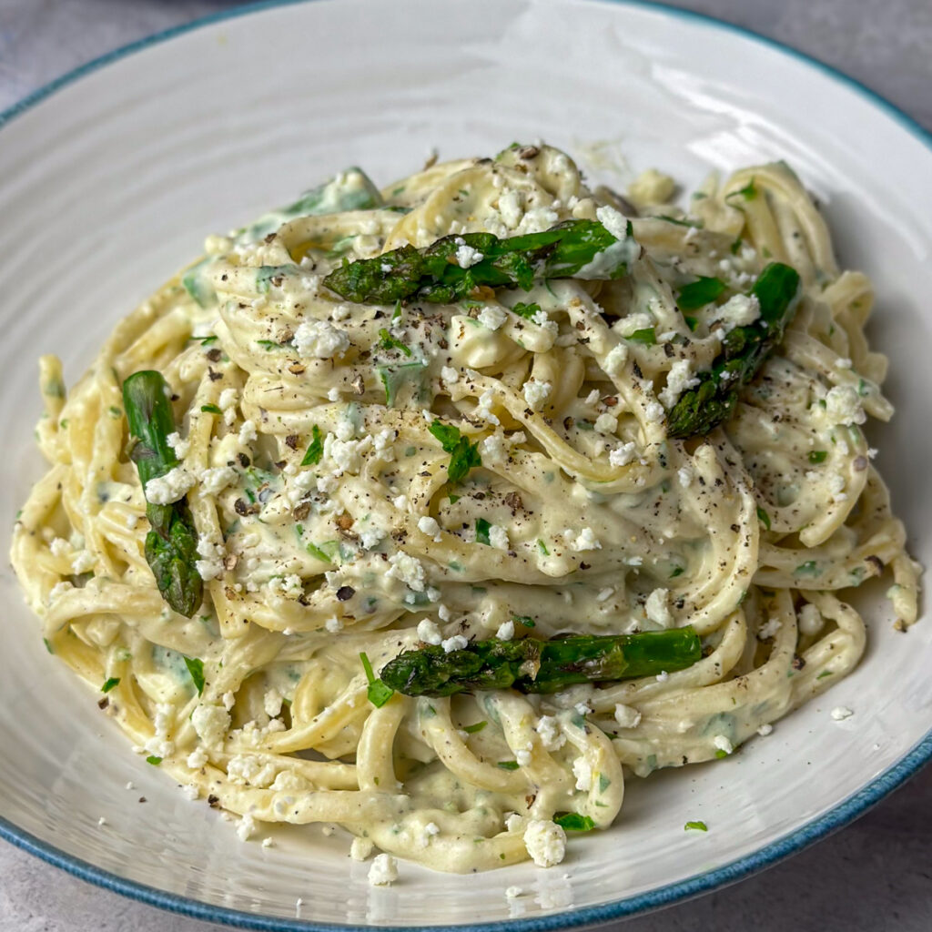 Creamy Lemon Feta Pasta Recipe
