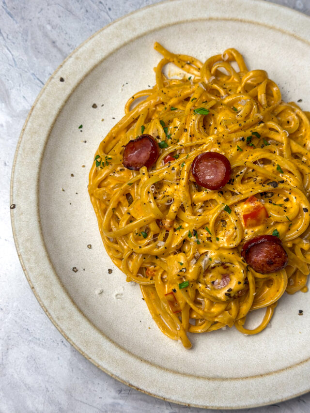 Creamy Sausage Pasta Recipe - Maja's Recipes