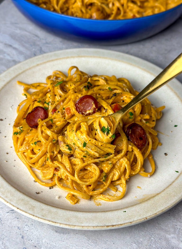 One-pot creamy sausage pasta