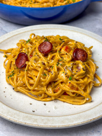 Easy creamy sausage pasta