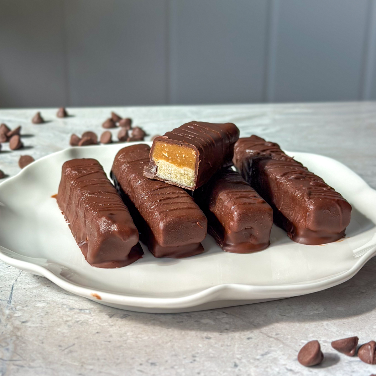 healthy twix bars