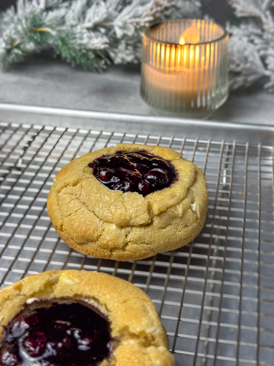 blueberry cheesecake cookies