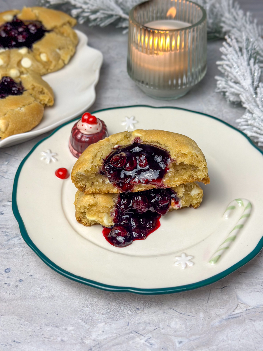 blueberry cheesecake cookies