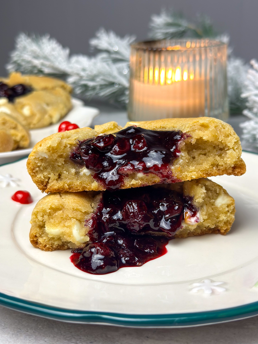 blueberry cheesecake cookies