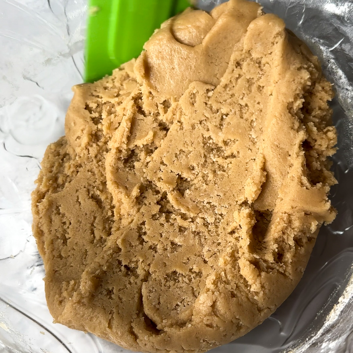 Chill the dough for an hour in plastic wrap.