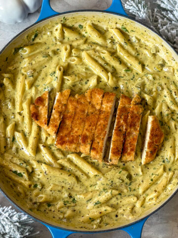 creamy pesto sauce pasta recipe