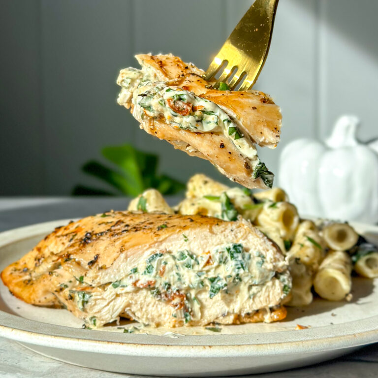 creamy stuffed chicken