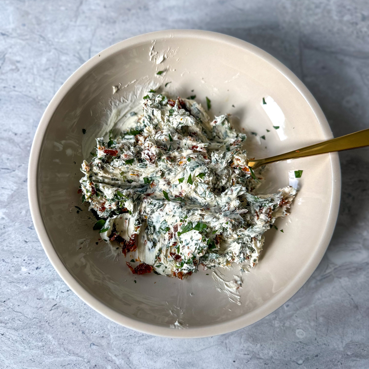 make cream cheese mixture & stuff chicken