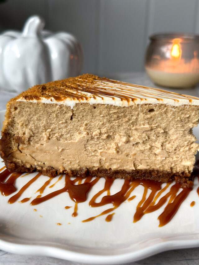 Caramel Macchiato Cheesecake (with salted caramel) –  Creamy Bliss!