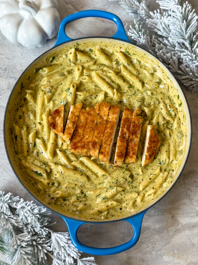 creamy pesto sauce pasta