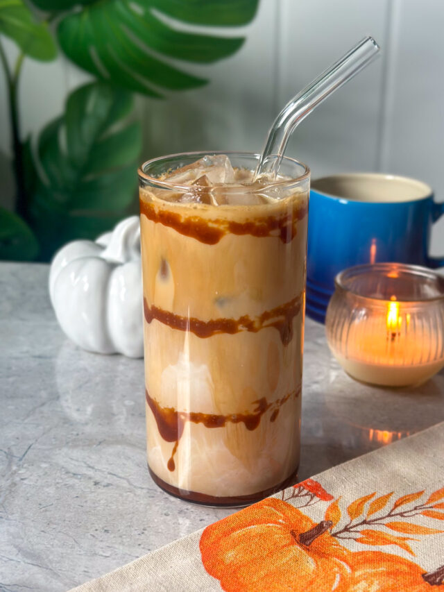 Salted Caramel Coffee Recipe, Cold (Starbucks Copycat)  –  Sweet & Creamy!