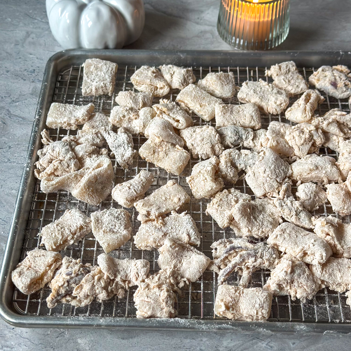 coat in flour mixture