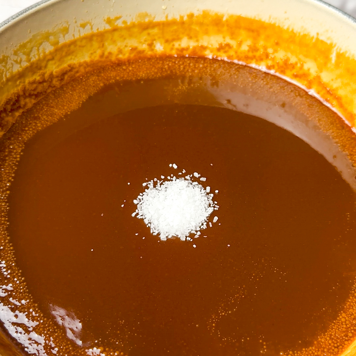 finally add in the flaky salt