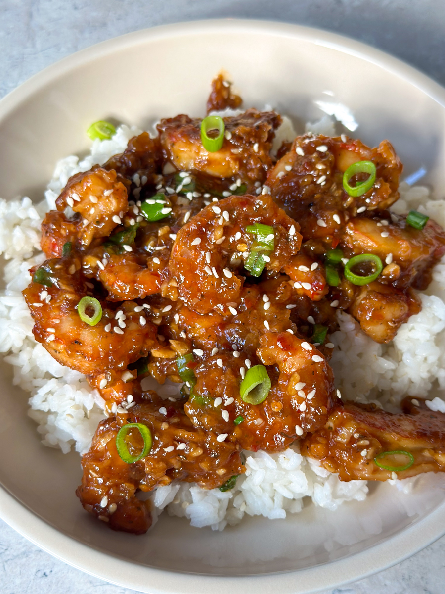 honey garlic shrimp