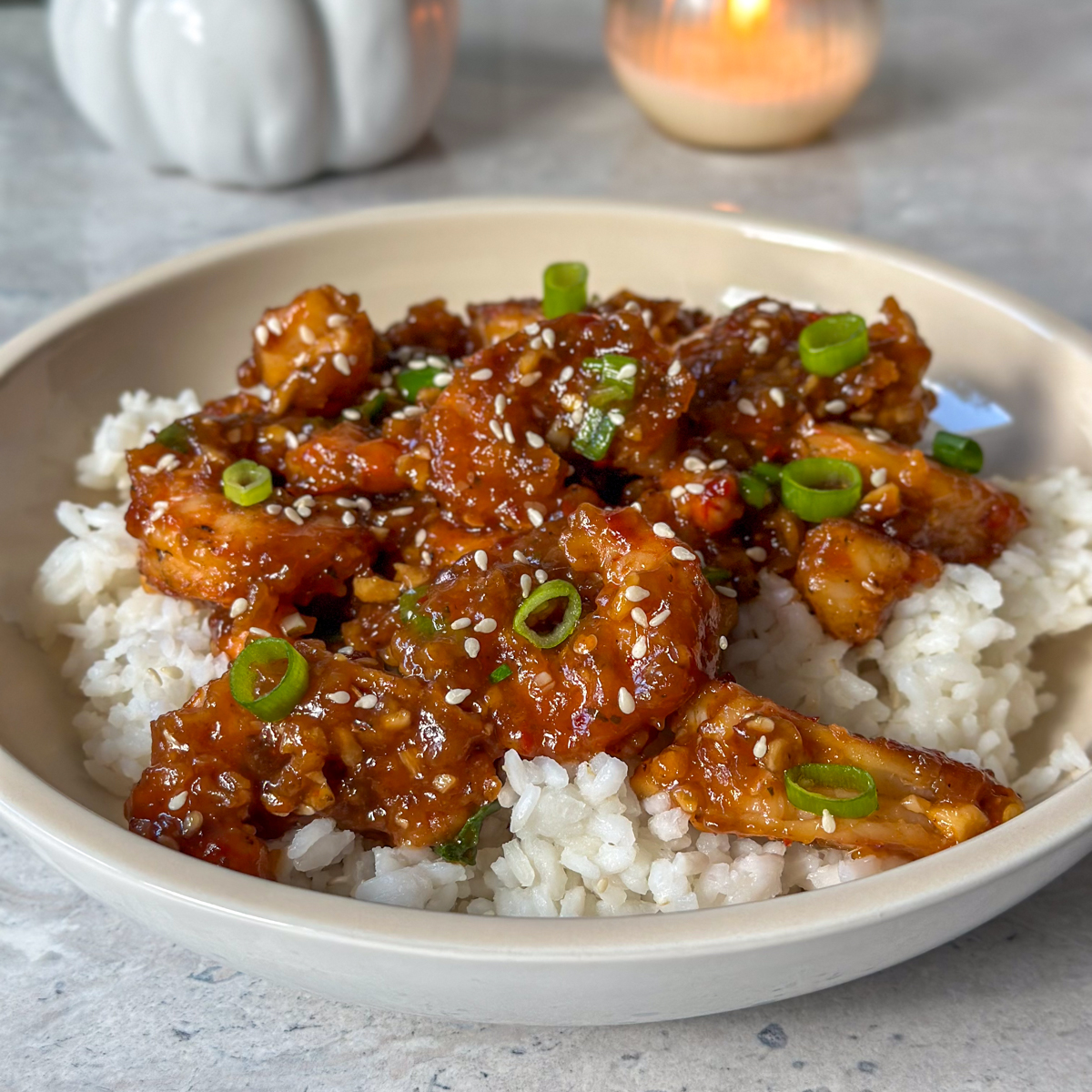 hot honey garlic shrimp recipe