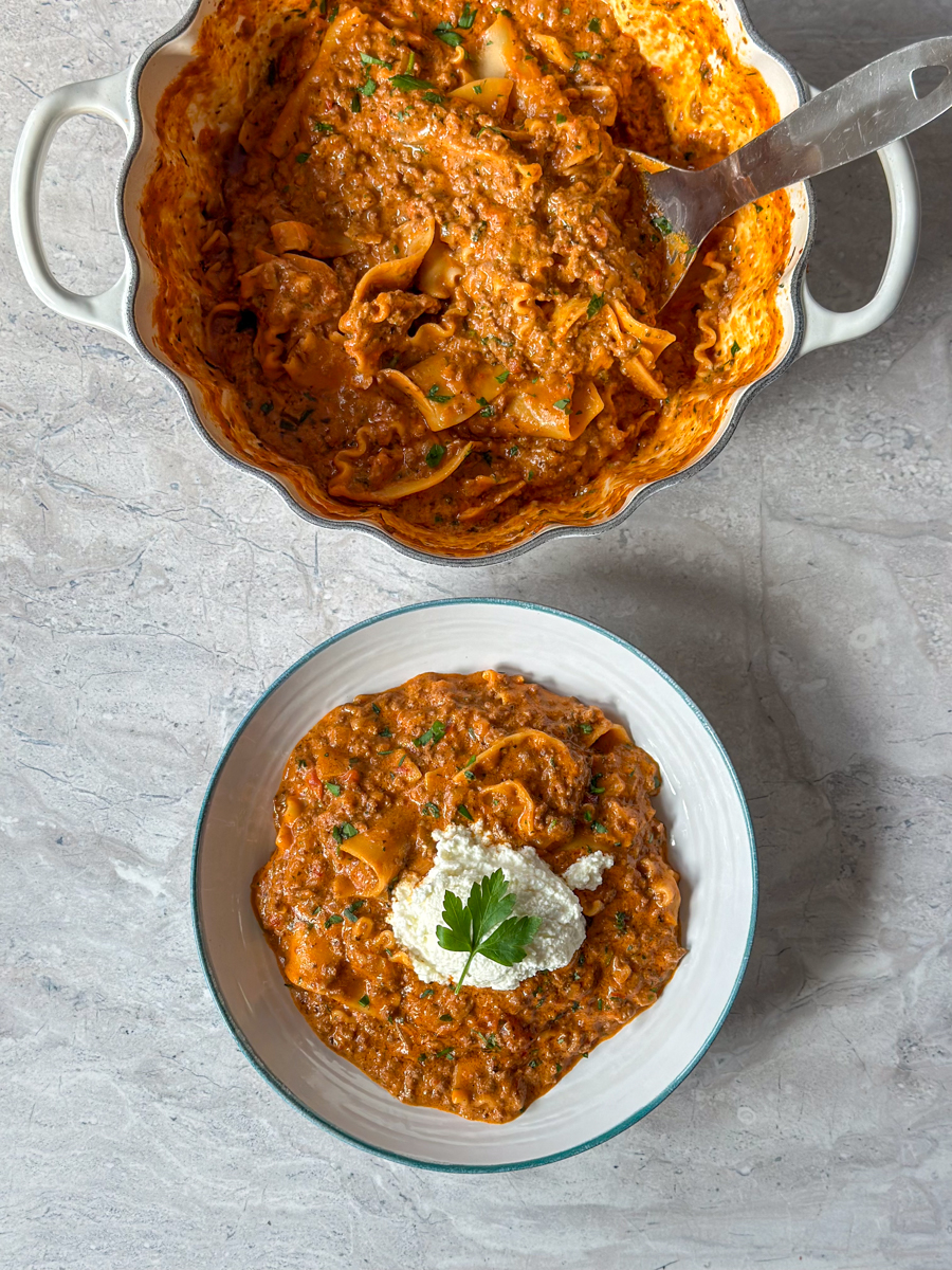 lasagna soup.recipe