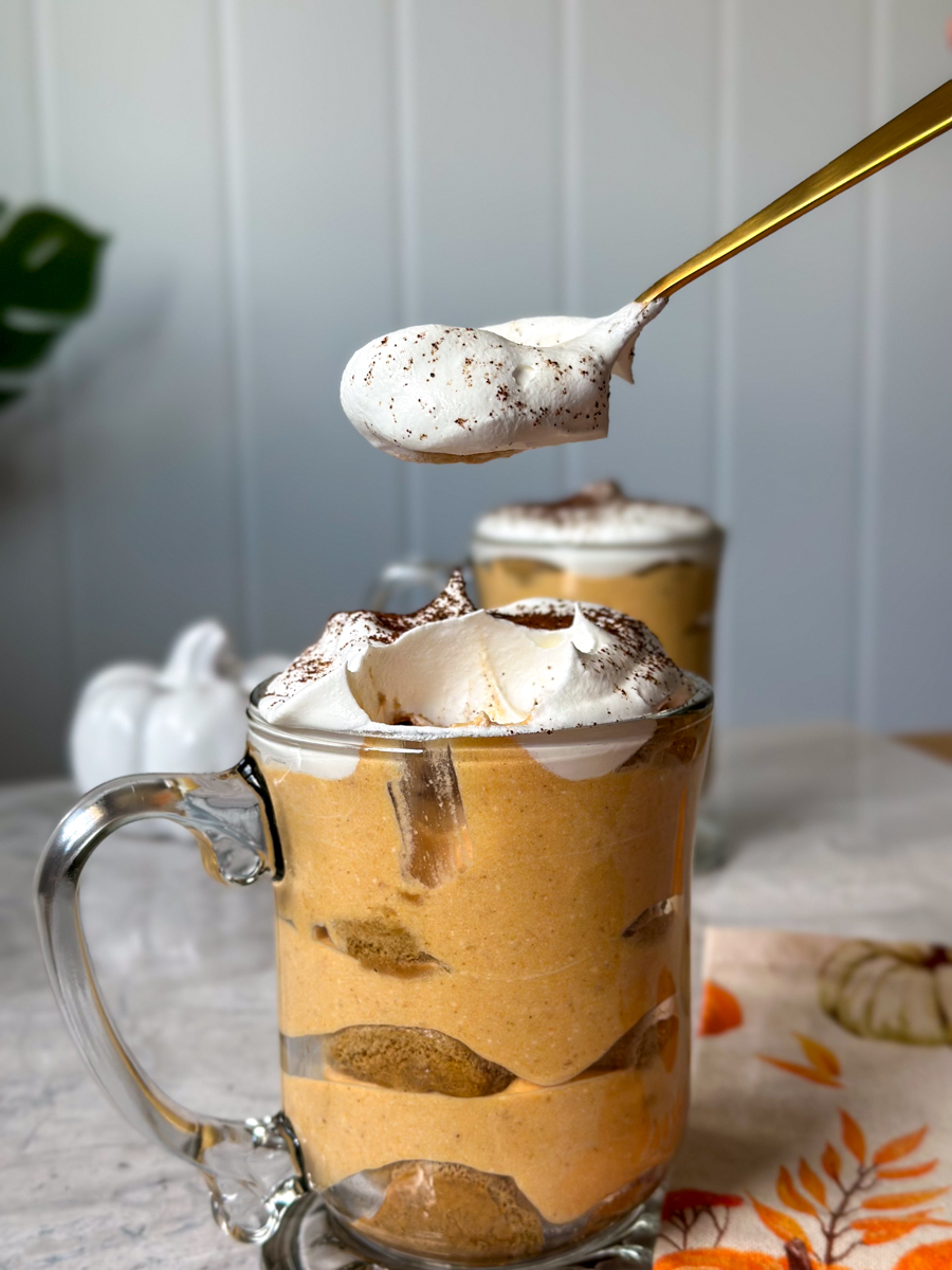 pumpkin tiramisu dessert