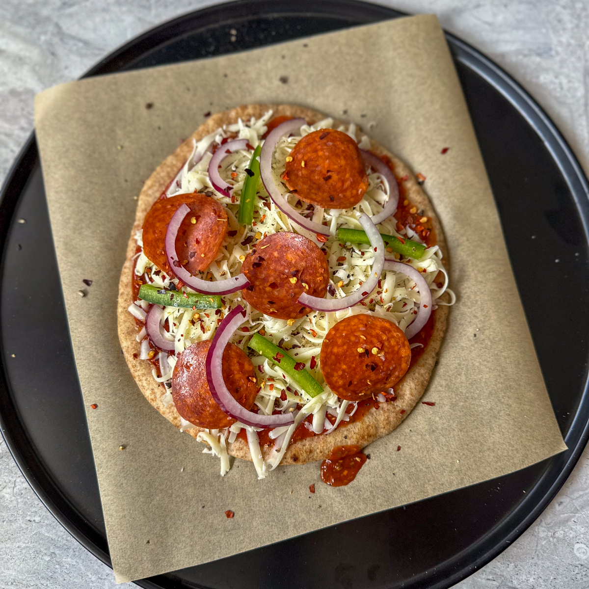 quick air fryer pizza recipe-1