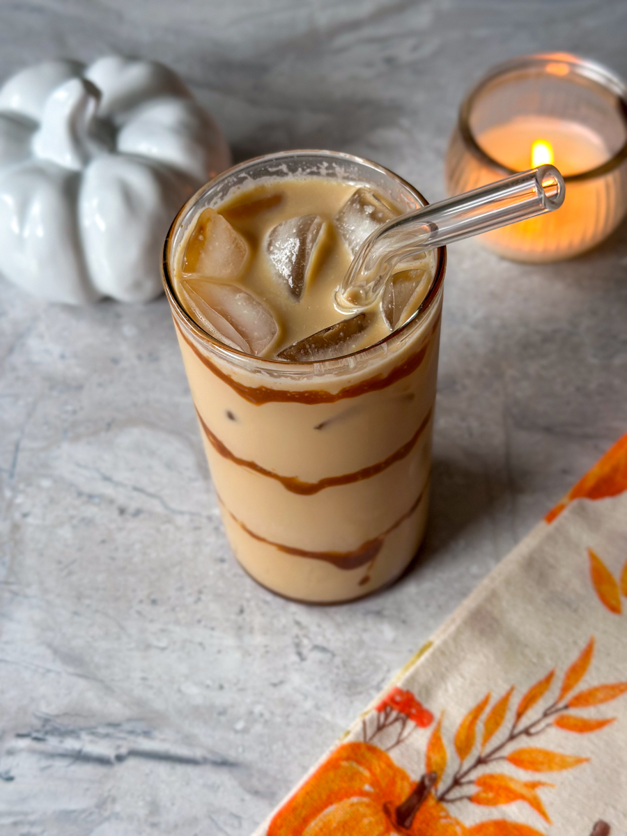 salted caramel coffee cold