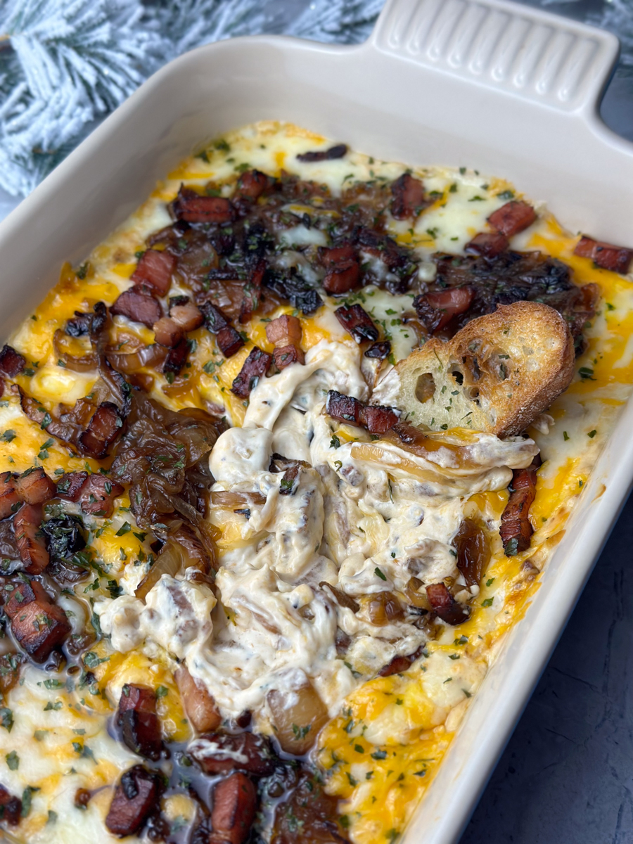Caramelized onion dip