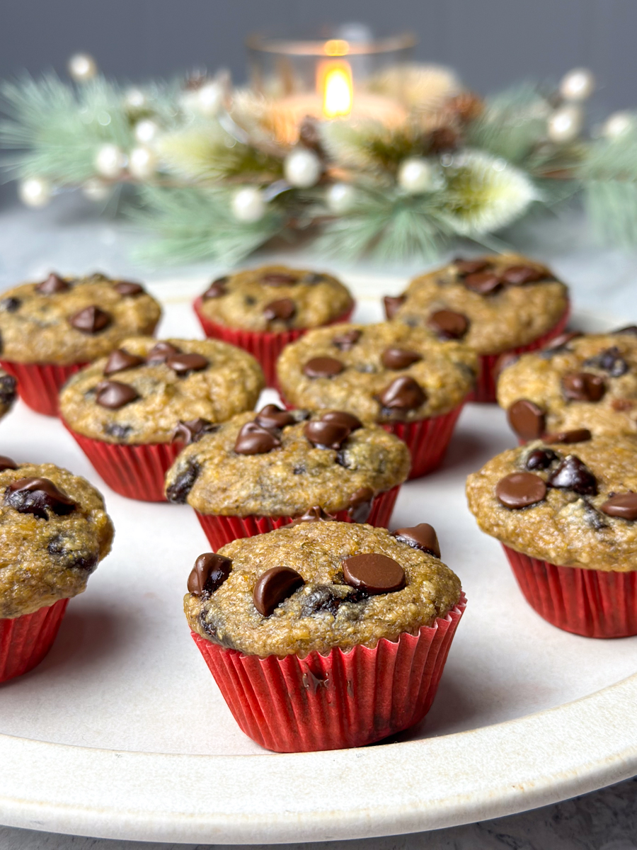 banana protein muffins