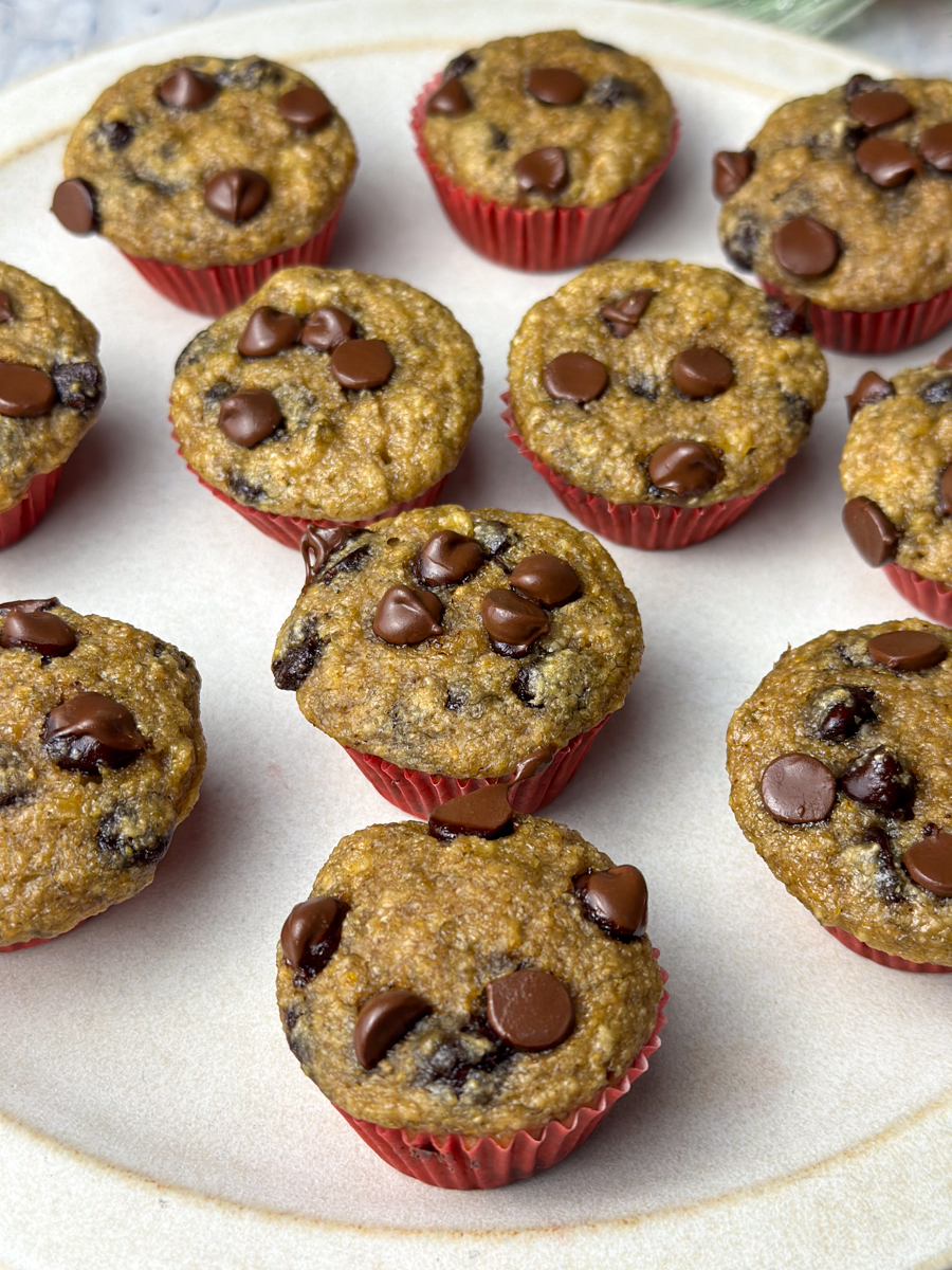 banana protein muffins
