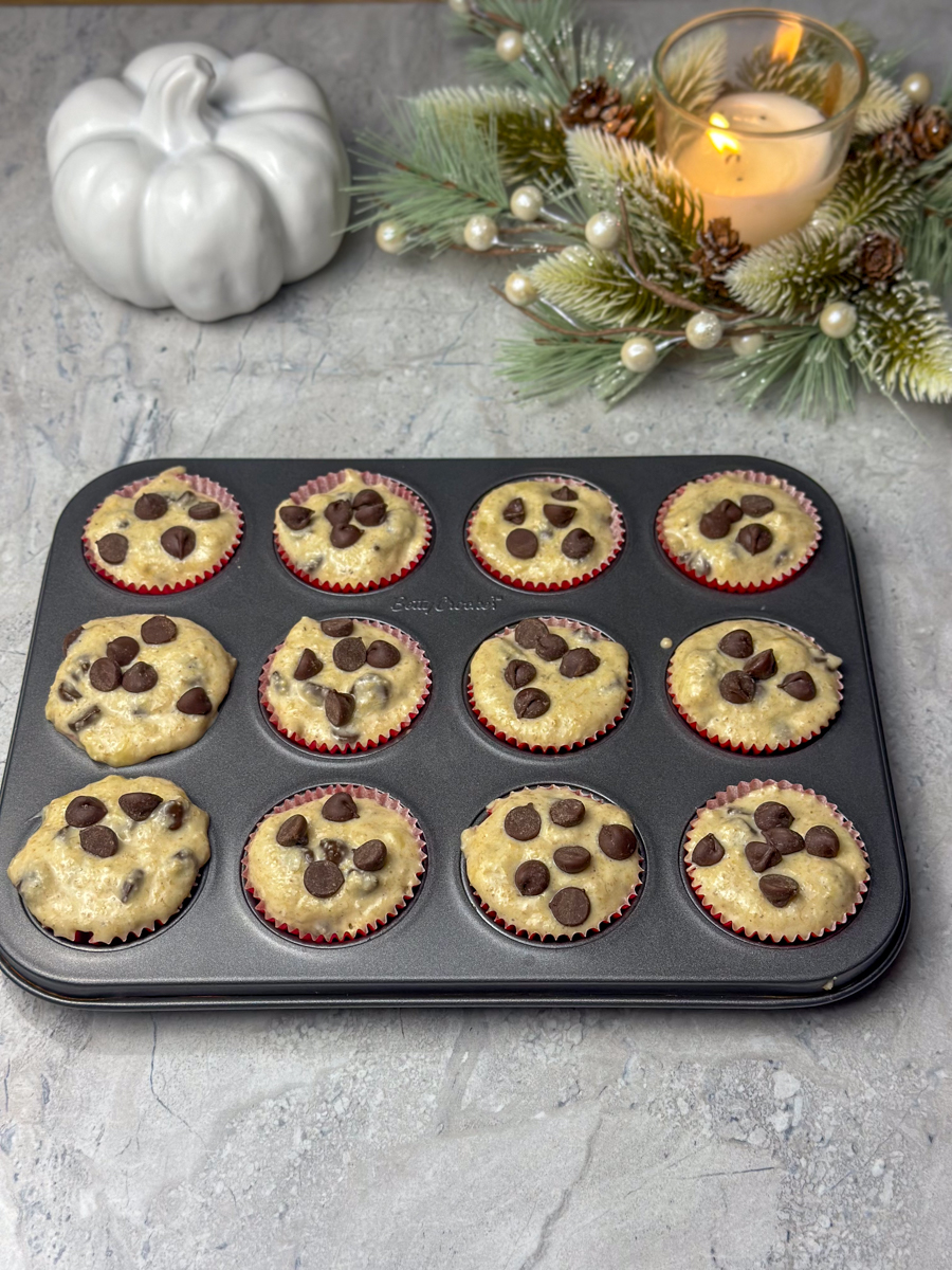 banana protein muffins