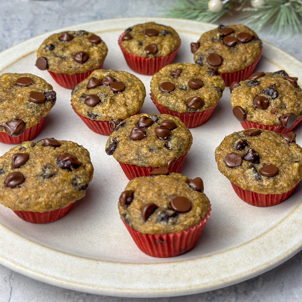banana protein muffins