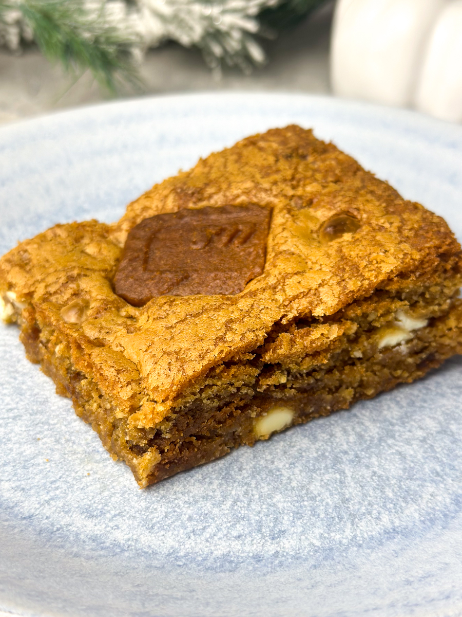 biscoff blondies