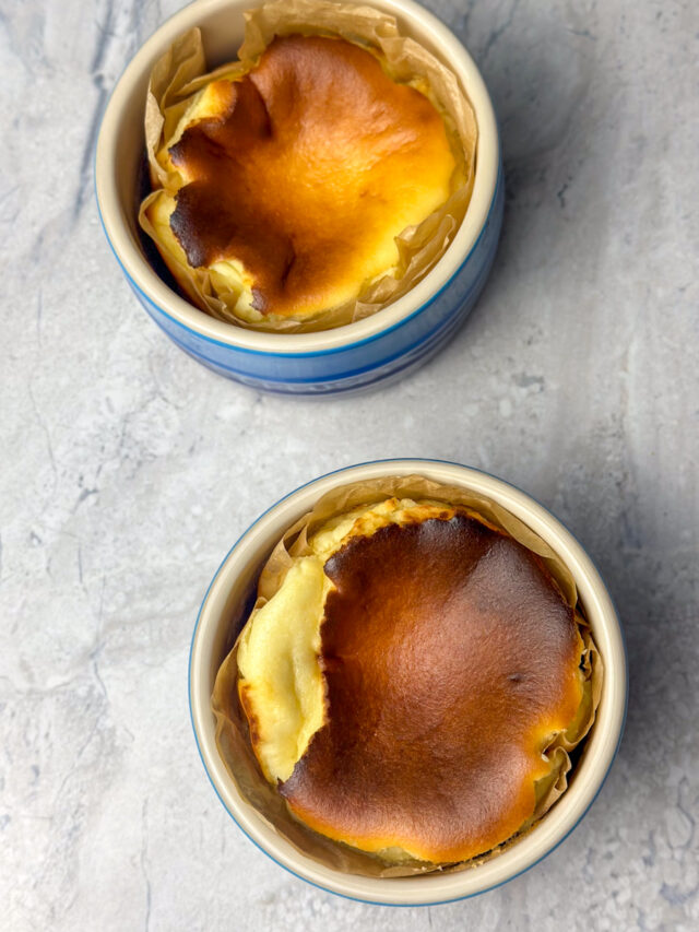 Mini Basque Cheesecake (Easy & Delicious Recipe) - Maja's Recipes