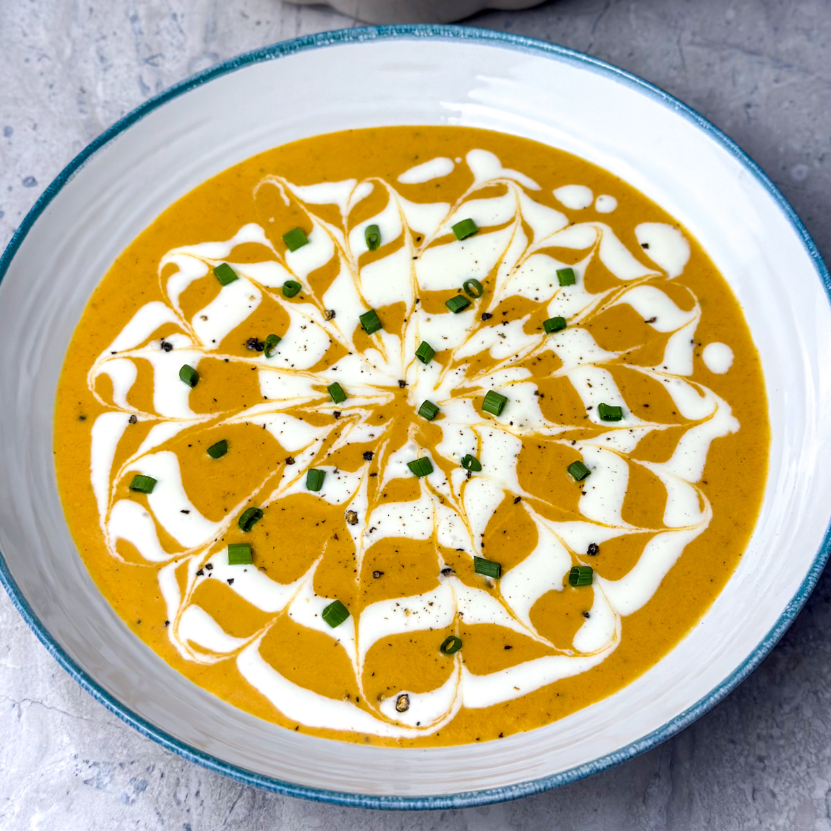 butternut squash and carrots soup
