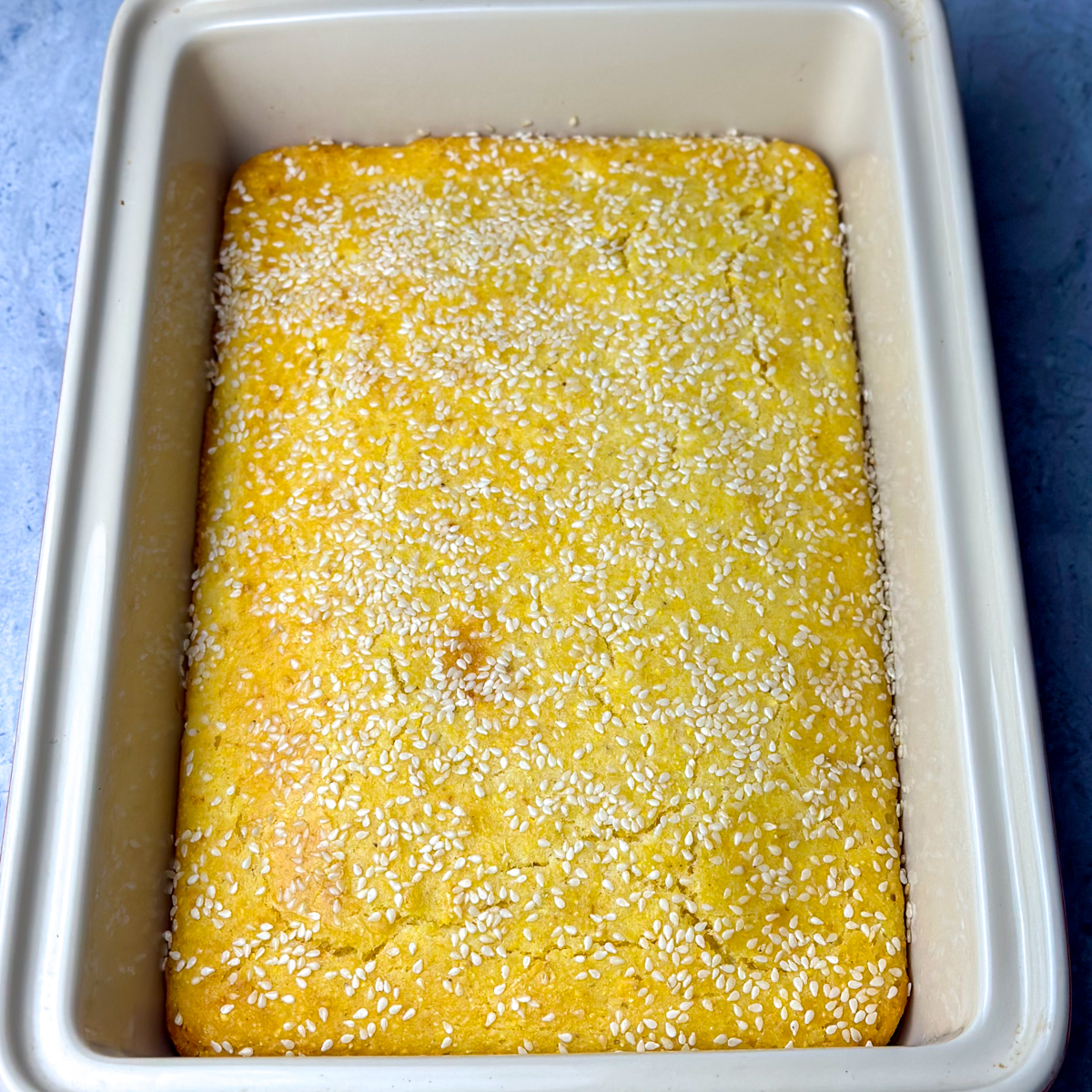 Bake, cool, slice & serve!!