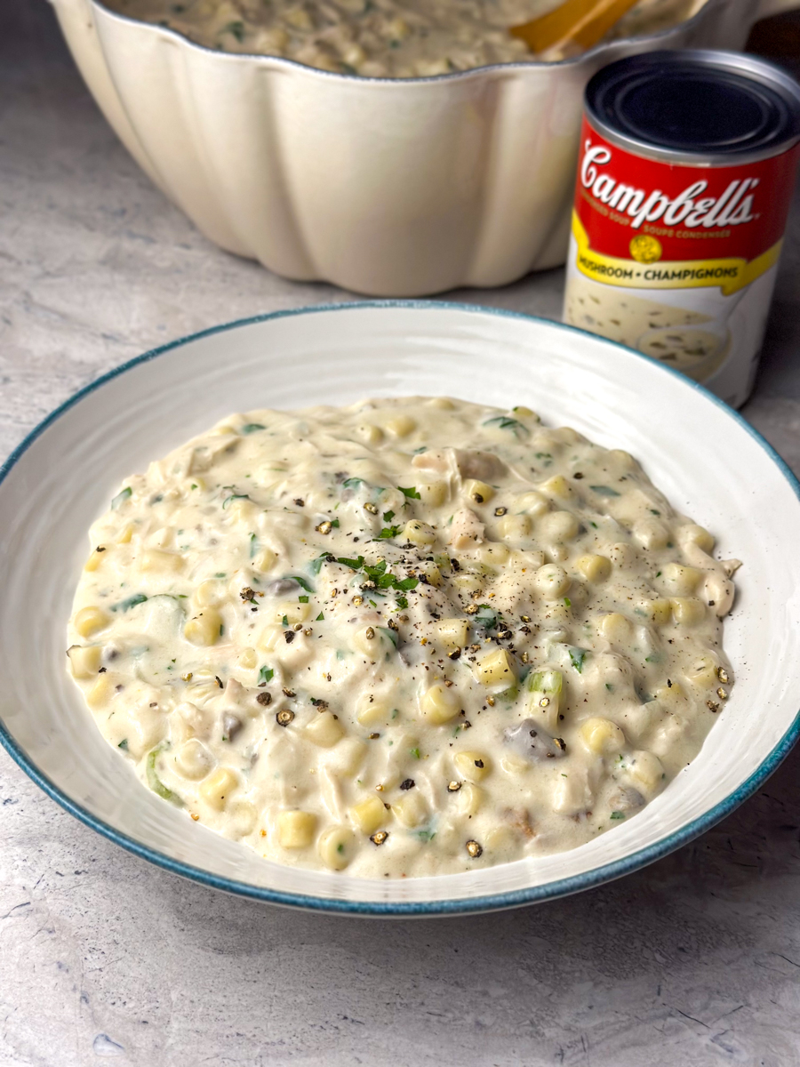 chicken w cream of mushroom soup