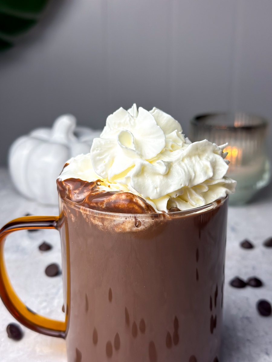 dark chocolate hot chocolate