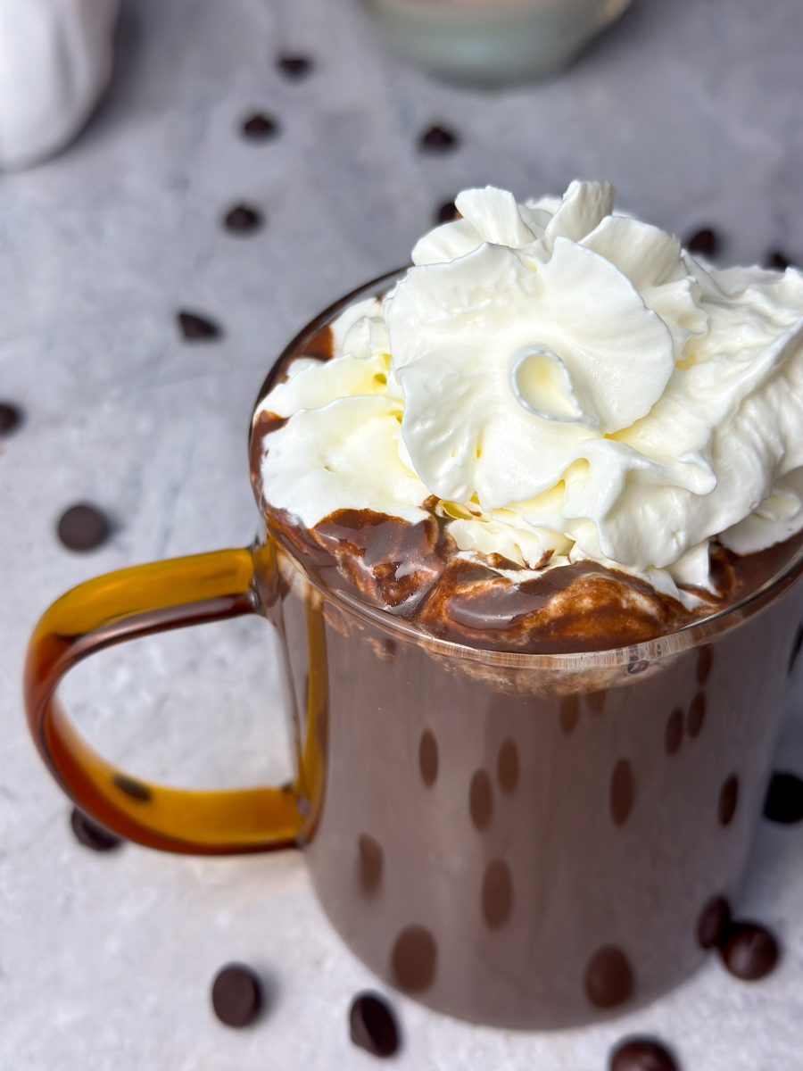 dark chocolate hot chocolate