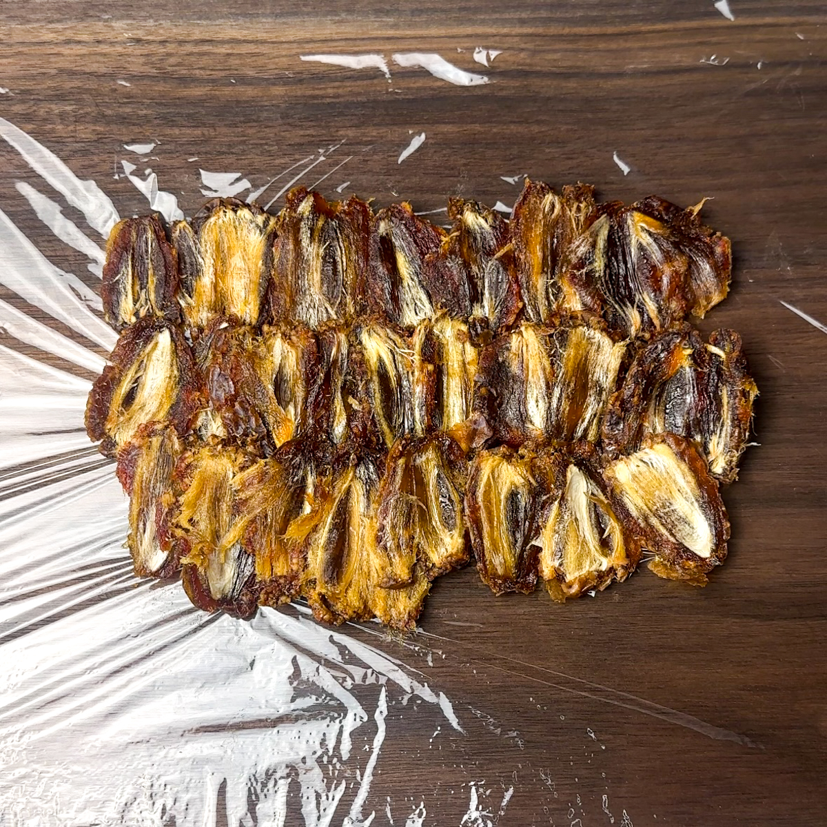 Pit the dates & roll them out!