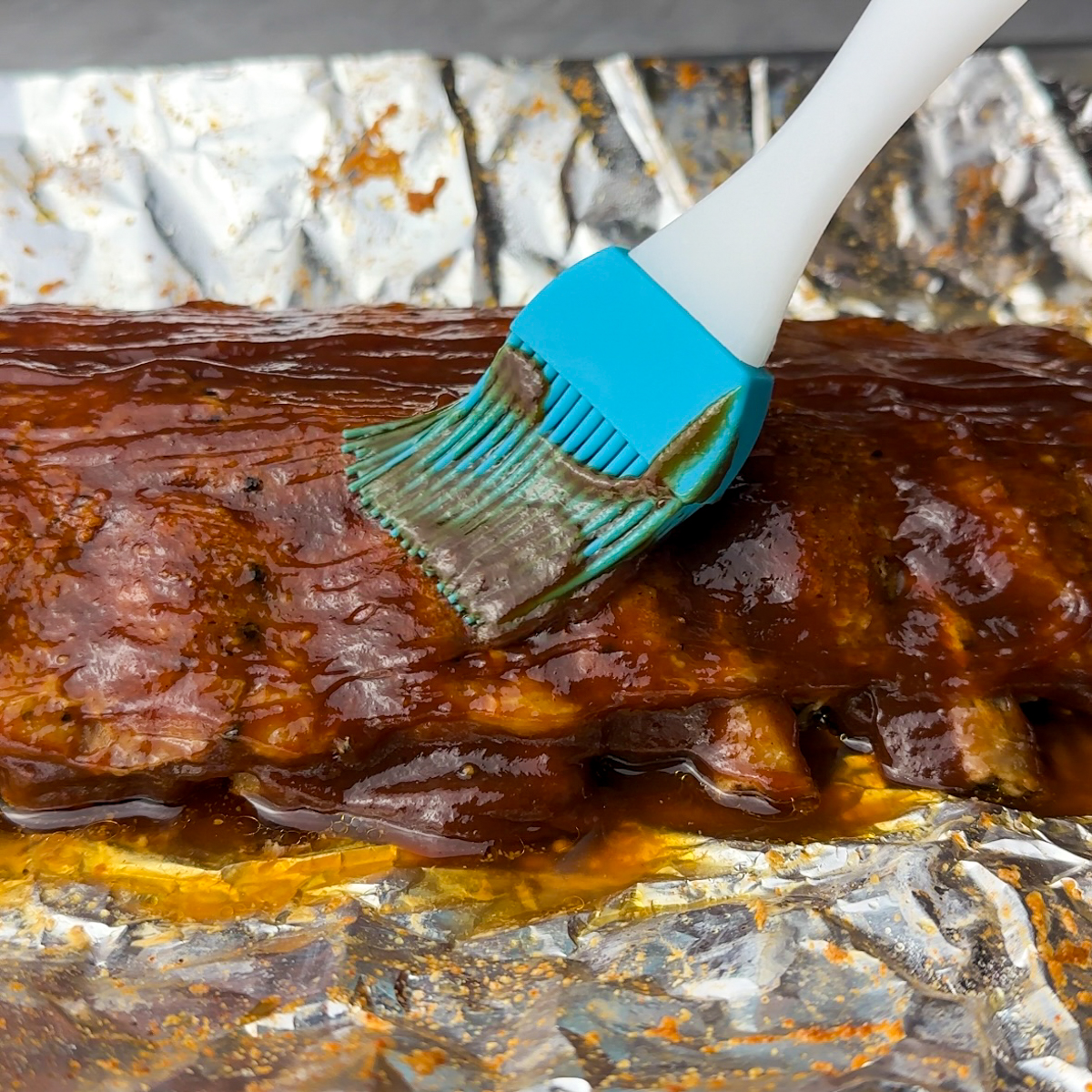 Add BBQ sauce & broil!